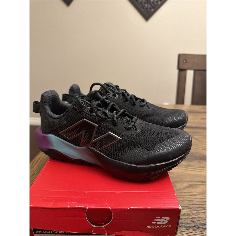 New Balance DynaSoft Nitrel v6 Trail Running Shoes Women Sz 6 B Black…Y2